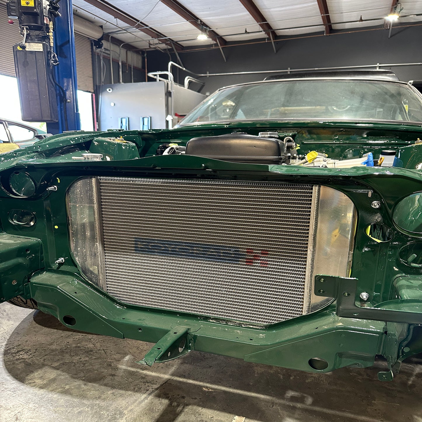 S30 Datsun Aluminum Fan Shroud | Koyo Radiator + SPAL 16" Fan