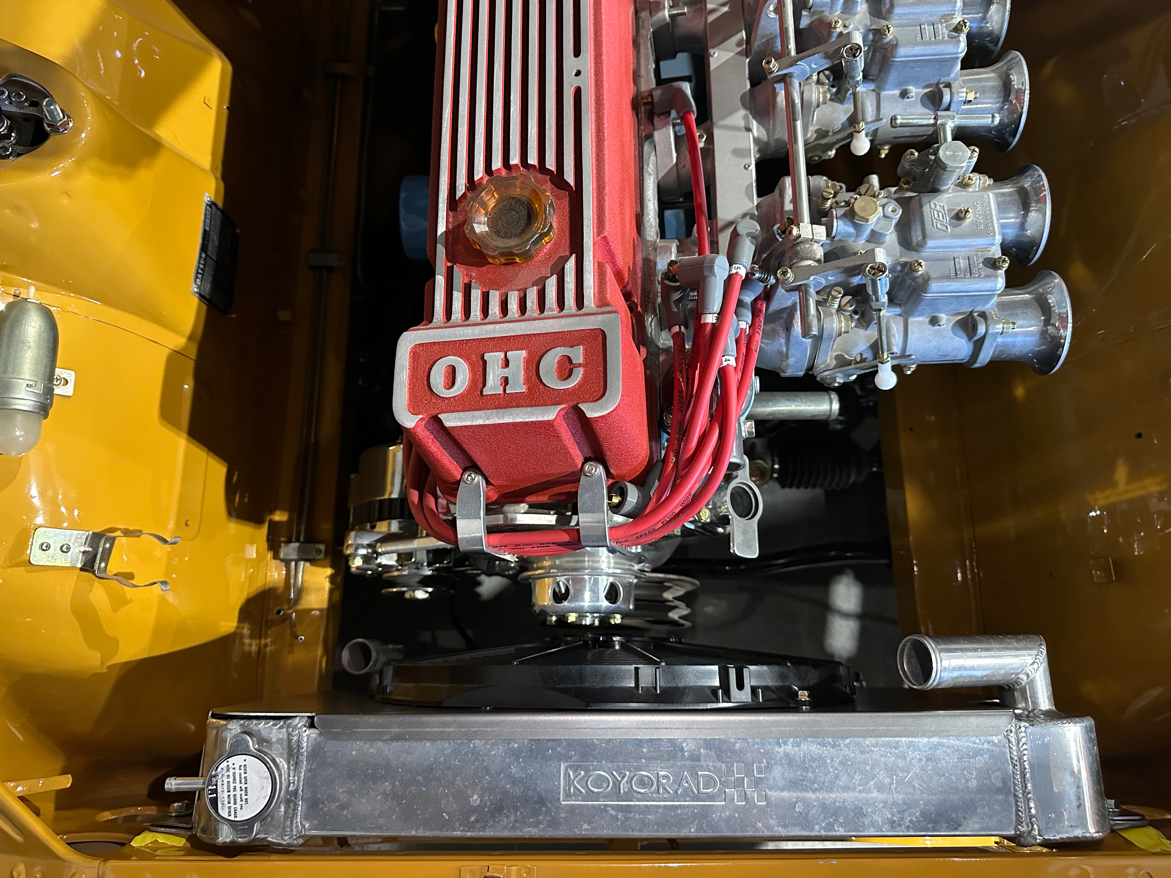 S30 Datsun Aluminum Fan Shroud for Koyo Radiator and SPAL 16