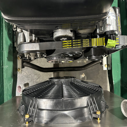 S30 Datsun Aluminum Fan Shroud | Koyo Radiator + SPAL 16" Fan